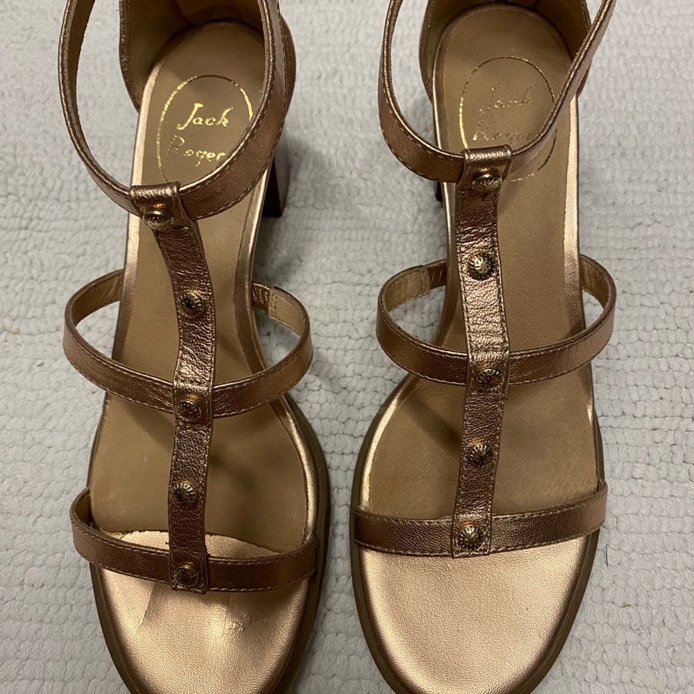 Rose gold sandal- Jack Rogers